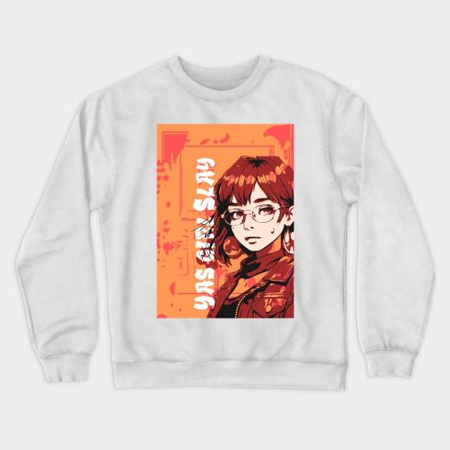 YAS Girl Slay Crewneck Sweatshirt by stephenignacio